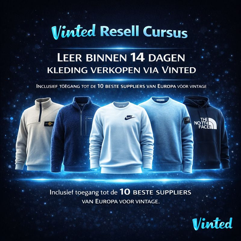 Vinted Resell guide+ALLE SUPPLIERS